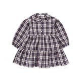 タータンチェックワンピース+ケーブルジャガードベストセット | Noeil aime BeBe | 詳細画像9