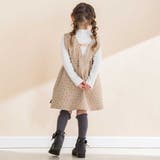 【お揃い】花柄ふくれJQジャンパースカート(90~130cm) | Noeil aime BeBe | 詳細画像3