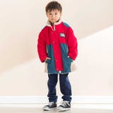 タフタｘボア異素材配色マウンテンパーカー(90~130cm) | Noeil aime BeBe | 詳細画像3 