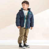 取り外せるフード付きタフタダウンジャケット(90~130cm) | Noeil aime BeBe | 詳細画像4