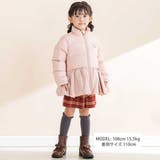 ペプラム付きタフタダウンコート(90~130cm) | Noeil aime BeBe | 詳細画像2 