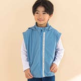 綿ワッシャー袖取り外し2WAYジャケット(90~130cm) | Noeil aime BeBe | 詳細画像4 