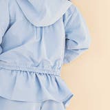 リップルストライプペプラム/フード取り外しジャケット(90~130cm) | Noeil aime BeBe | 詳細画像4 