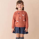 リボンいっぱいベア裏毛起毛トレーナー(80~130cm) | Noeil aime BeBe | 詳細画像5