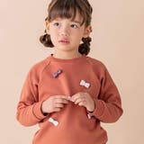 リボンいっぱいベア裏毛起毛トレーナー(80~130cm) | Noeil aime BeBe | 詳細画像6