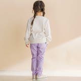 パール風プリントリボン付きインレイトレーナー(80~130cm) | Noeil aime BeBe | 詳細画像4 