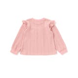 【お揃い】ケーブルJQ袖フリル付きトレーナー(80~130cm) | Noeil aime BeBe | 詳細画像10