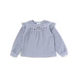 【お揃い】ケーブルJQ袖フリル付きトレーナー(80~130cm) | Noeil aime BeBe | 詳細画像7