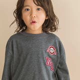 インレイワッペン付きトレーナー(80~130cm) | Noeil aime BeBe | 詳細画像3 