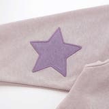 星エルボーパッチ付きロゴ入りインレイトレーナー(80~130cm) | Noeil aime BeBe | 詳細画像12 