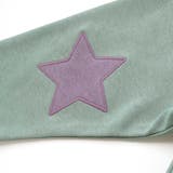 星エルボーパッチ付きロゴ入りインレイトレーナー(80~130cm) | Noeil aime BeBe | 詳細画像18 