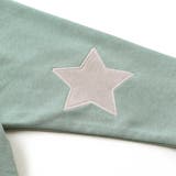 星エルボーパッチ付きロゴ入りインレイトレーナー(80~130cm) | Noeil aime BeBe | 詳細画像19 