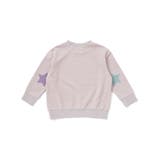 星エルボーパッチ付きロゴ入りインレイトレーナー(80~130cm) | Noeil aime BeBe | 詳細画像7 