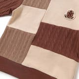 飛び裏毛xケーブルJQニットブロック切り替えトレーナー | Noeil aime BeBe | 詳細画像12