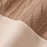 飛び裏毛xケーブルJQニットブロック切り替えトレーナー | Noeil aime BeBe | 詳細画像15