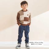 飛び裏毛xケーブルJQニットブロック切り替えトレーナー | Noeil aime BeBe | 詳細画像2