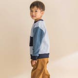 飛び裏毛xケーブルJQニットブロック切り替えトレーナー | Noeil aime BeBe | 詳細画像5