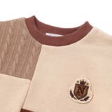 飛び裏毛xケーブルJQニットブロック切り替えトレーナー | Noeil aime BeBe | 詳細画像9