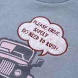 TC裏毛車パッチ刺しゅうトレーナー(80~130cm) | Noeil aime BeBe | 詳細画像10 