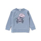 TC裏毛車パッチ刺しゅうトレーナー(80~130cm) | Noeil aime BeBe | 詳細画像6 