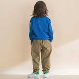 杢裏毛ロゴワッペン付きトレーナー(80~130cm) | Noeil aime BeBe | 詳細画像3 