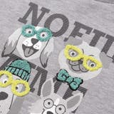 杢裏毛サガラ刺しゅうトレーナー(80~130cm) | Noeil aime BeBe | 詳細画像12 