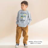 杢裏毛サガラ刺しゅうトレーナー(80~130cm) | Noeil aime BeBe | 詳細画像4 