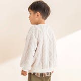 【お揃い】ケーブルボアｘタータンチェックトレーナー(80~130cm) | Noeil aime BeBe | 詳細画像6 