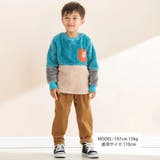 ボア配色切り替えタフタポケットトレーナー(90~130cm) | Noeil aime BeBe | 詳細画像2 