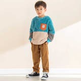 ボア配色切り替えタフタポケットトレーナー(90~130cm) | Noeil aime BeBe | 詳細画像3 