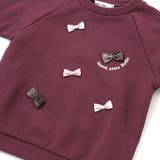 裏毛起毛リボン付きトレーナー(80~130cm) | Noeil aime BeBe | 詳細画像14