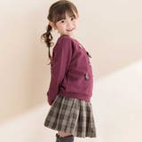 裏毛起毛リボン付きトレーナー(80~130cm) | Noeil aime BeBe | 詳細画像3