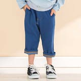 6分丈デニムニットパンツ(80~130cm) | Noeil aime BeBe | 詳細画像1
