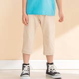 ベージュ | 6分丈デニムニットパンツ(80~130cm) | Noeil aime BeBe