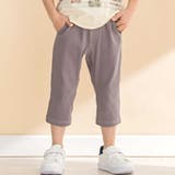 グレー | 6分丈デニムニットパンツ(80~130cm) | Noeil aime BeBe