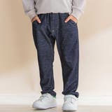 【お揃い】デニムニットクライミングロングパンツ(80~130cm) | Noeil aime BeBe | 詳細画像1 