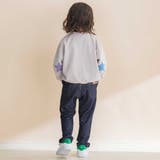 【お揃い】デニムニットクライミングロングパンツ(80~130cm) | Noeil aime BeBe | 詳細画像3 