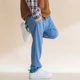 【お揃い】デニムニットクライミングロングパンツ(80~130cm) | Noeil aime BeBe | 詳細画像5 