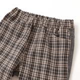 タータンチェックｘインレイ切り替えパンツ(80~130cm) | Noeil aime BeBe | 詳細画像10 