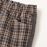 タータンチェックｘインレイ切り替えパンツ(80~130cm) | Noeil aime BeBe | 詳細画像11 