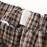 タータンチェックｘインレイ切り替えパンツ(80~130cm) | Noeil aime BeBe | 詳細画像15 