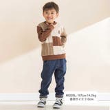 デニム風裏起毛スリムパンツ(80~130cm) | Noeil aime BeBe | 詳細画像2