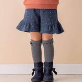 【お揃い】裏毛ロゴプリントキュロットパンツ(90~130cm) | Noeil aime BeBe | 詳細画像5