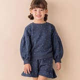 【お揃い】裏毛ロゴプリントキュロットパンツ(90~130cm) | Noeil aime BeBe | 詳細画像8