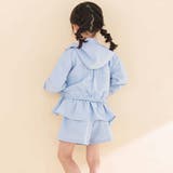 リップルストライプギャザーキュロット(90~130cm) | Noeil aime BeBe | 詳細画像6 