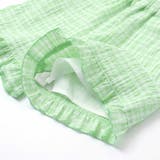 【お揃い】ワッシャーチェック裾フリルパンツ(90~130cm) | Noeil aime BeBe | 詳細画像11 