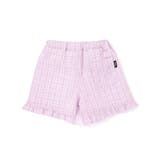 【お揃い】ワッシャーチェック裾フリルパンツ(90~130cm) | Noeil aime BeBe | 詳細画像7 