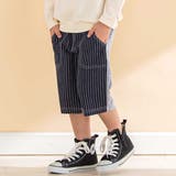 ストライプｘ天竺ハーフパンツ(80~130cm) | Noeil aime BeBe | 詳細画像3 