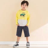 ストライプｘ天竺ハーフパンツ(80~130cm) | Noeil aime BeBe | 詳細画像4 