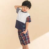 チェックタック入りハーフパンツ(80~130cm) | Noeil aime BeBe | 詳細画像7